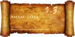 Vattai Zilia névjegykártya